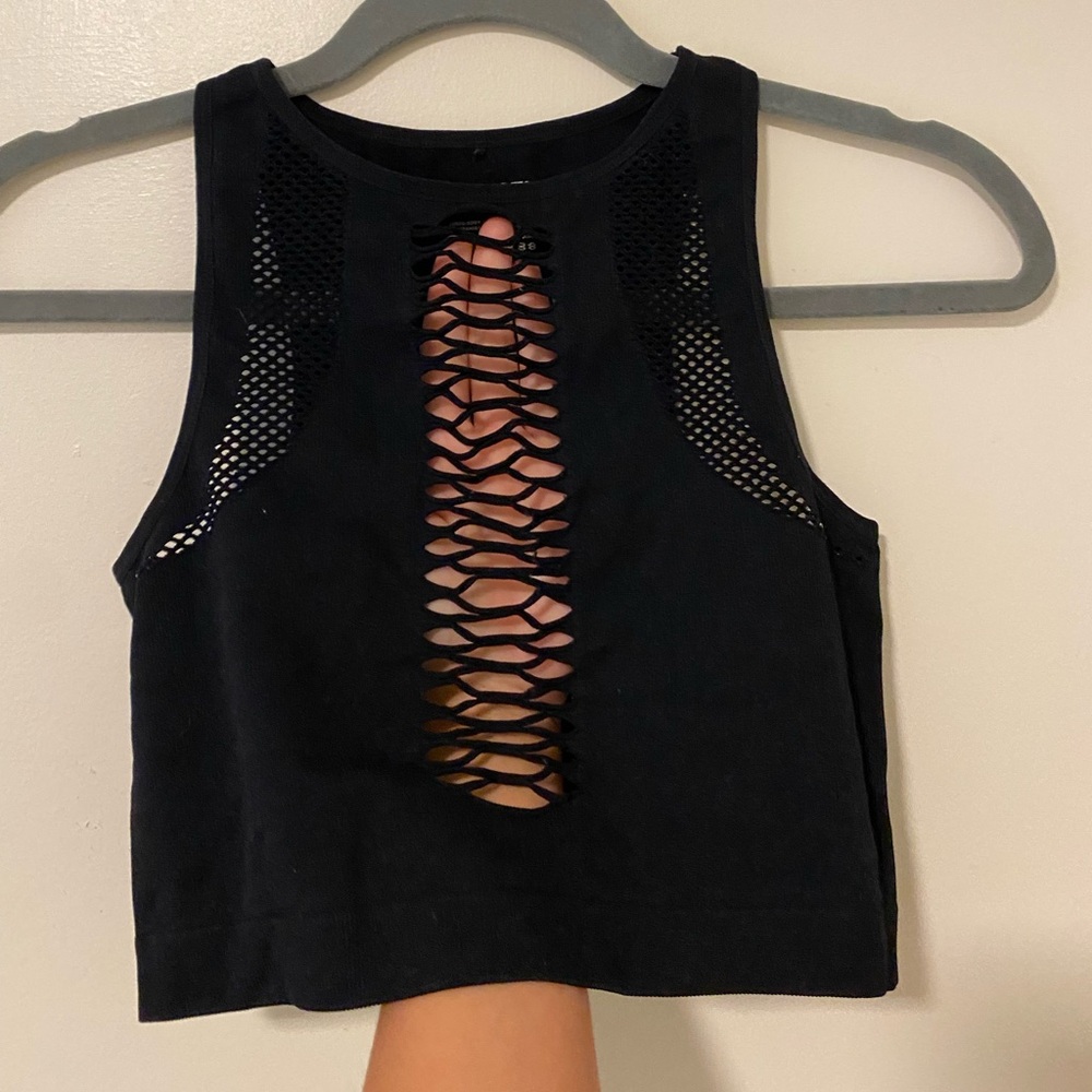 Garage Black Going Out Halter Top